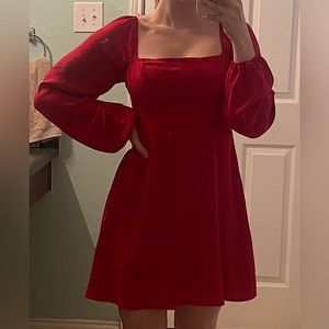 Women’s Long Sleeve Corset Dress